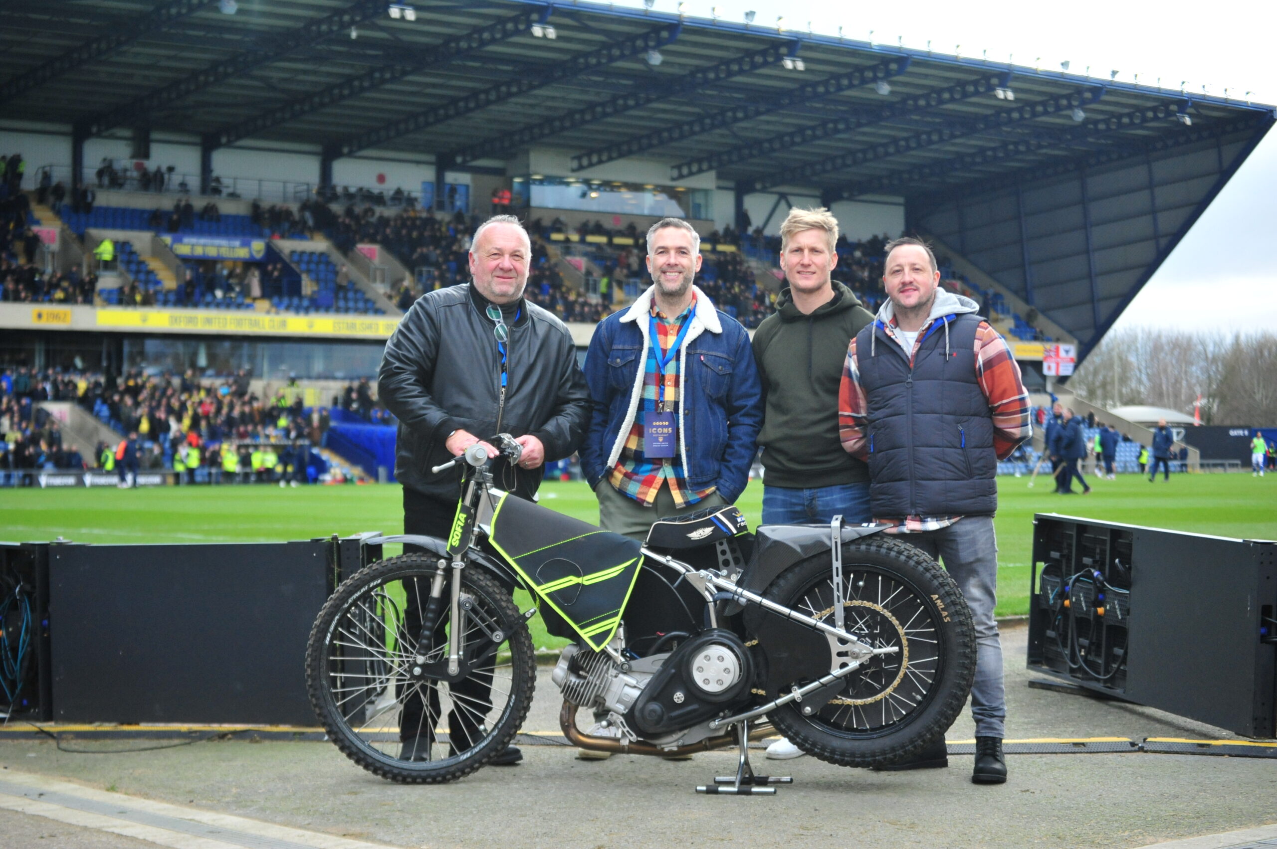 Speedway’s guest appearance at Oxford United goes down a treat!